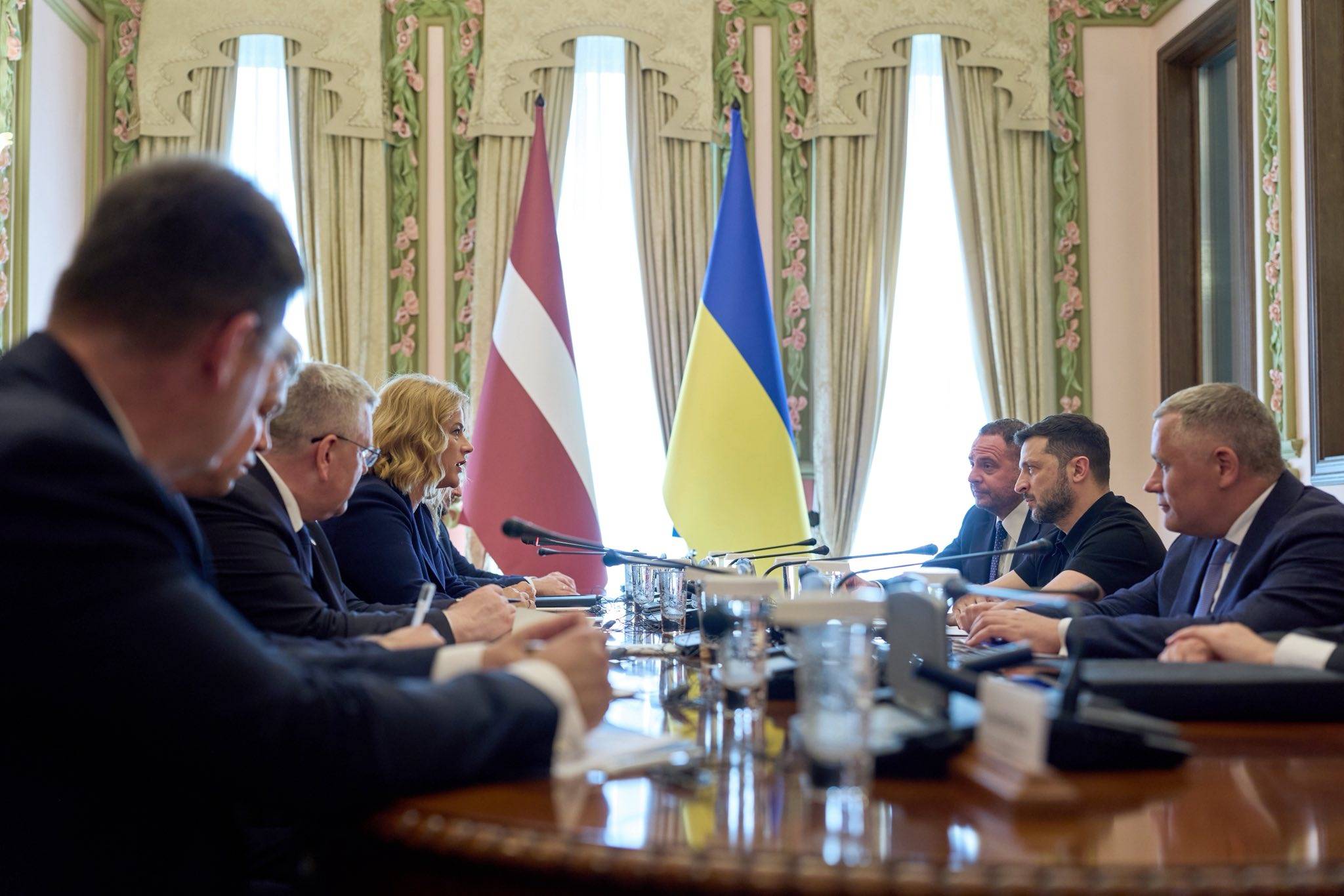  Посещението на Евика Силиня и латвийската делегация в Киев 